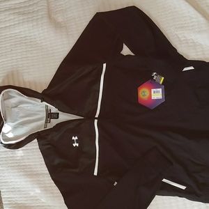 New Men's M Black Under Armour Infrared Jacket